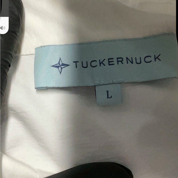 Tuckernuck Charlie White Collared Sleeveless Shirt Dress Size L - Picture 6 of 7